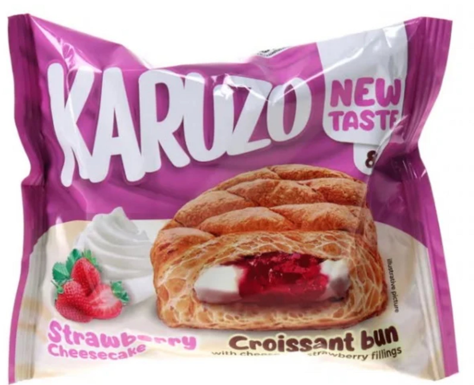 Karuzo Croissant Strawberry Cheesecake Cream 82g